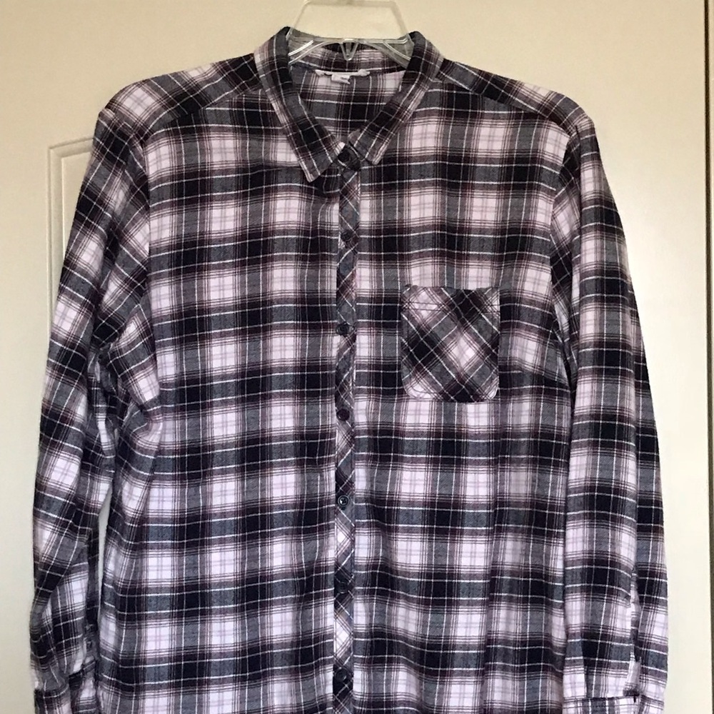 Beach Lunch Lounge plaid shirt